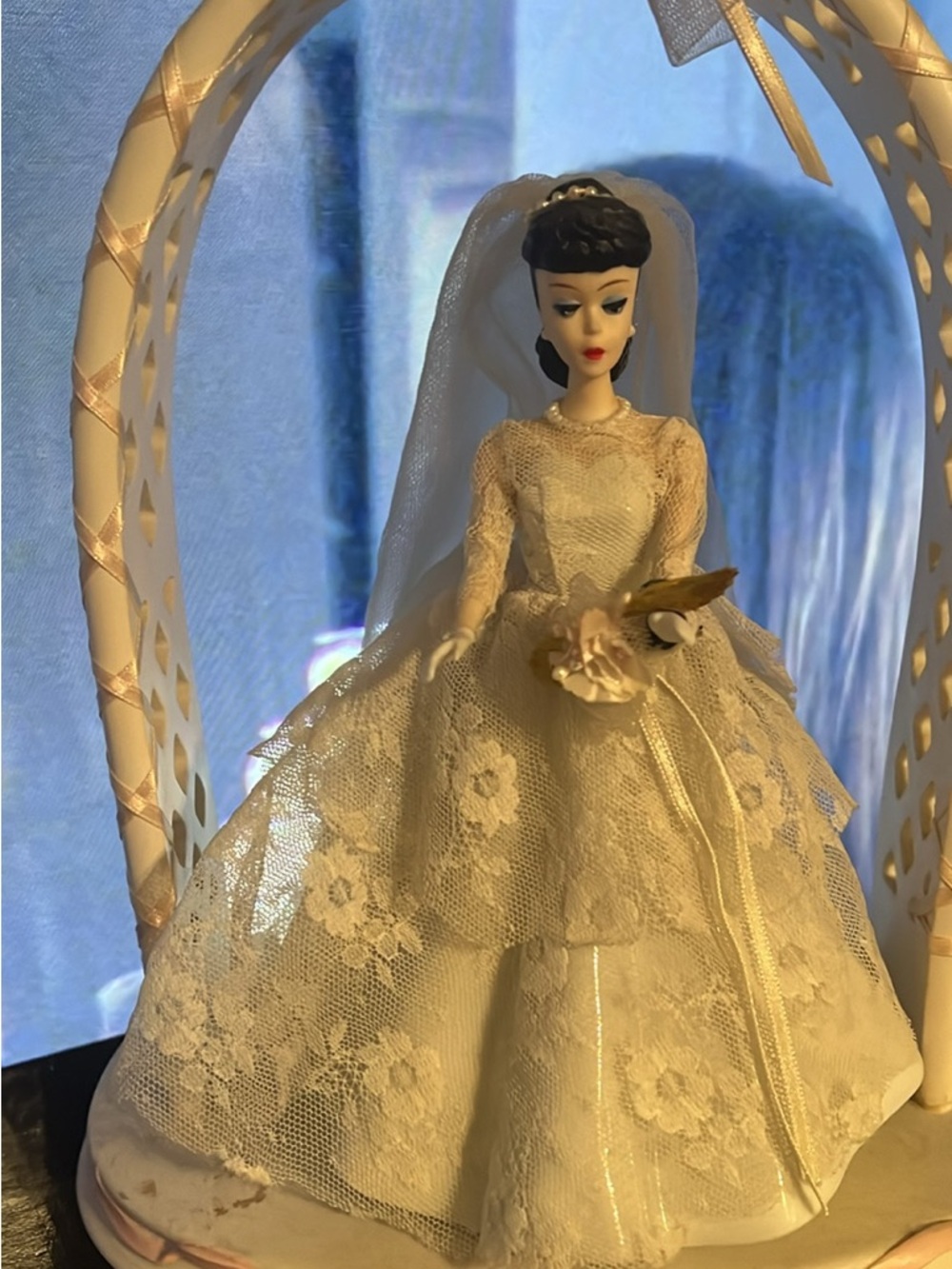 Barbie White Lace Bridal Doll with Veil